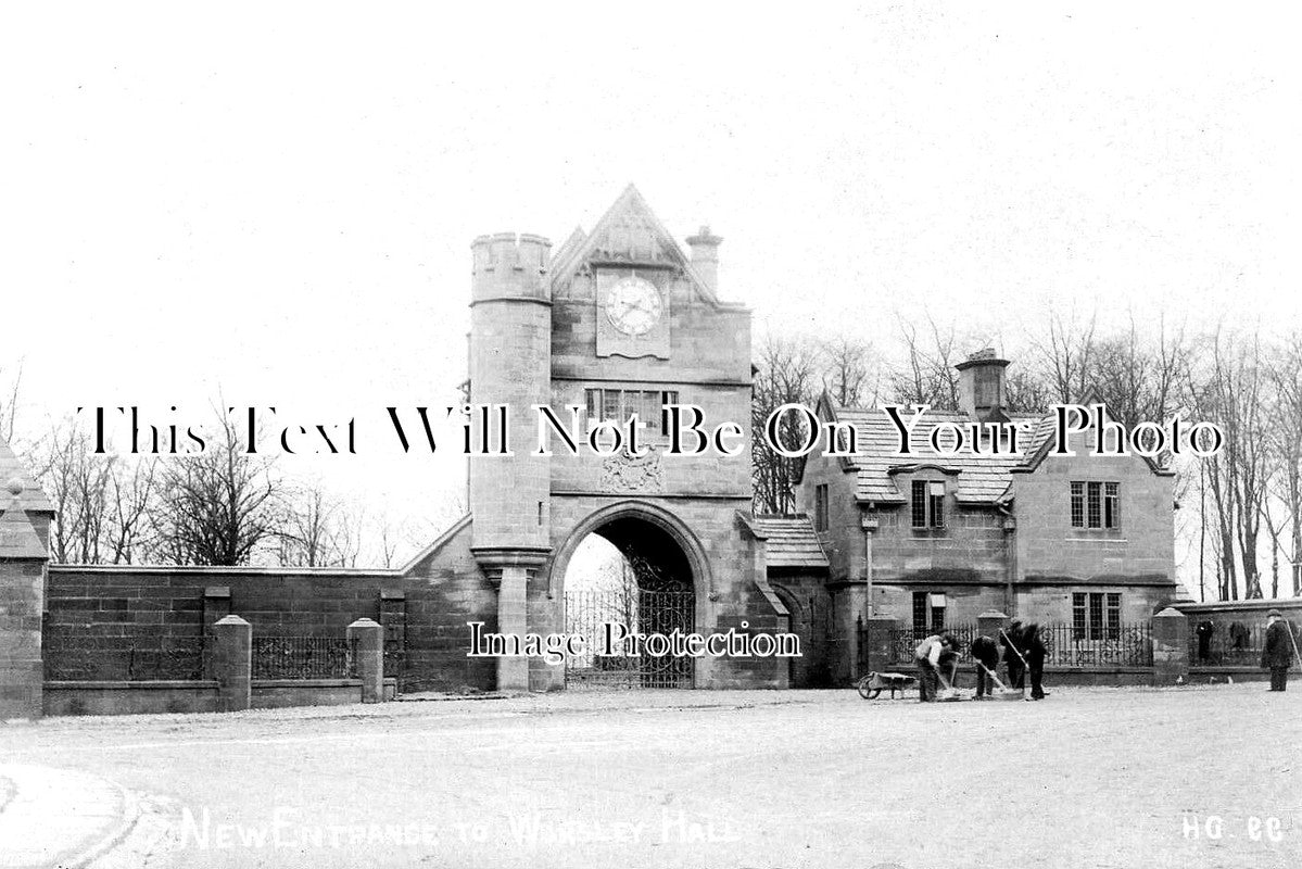 LA 5775 - New Entranace To Worsley Hall, Lancashire c1904