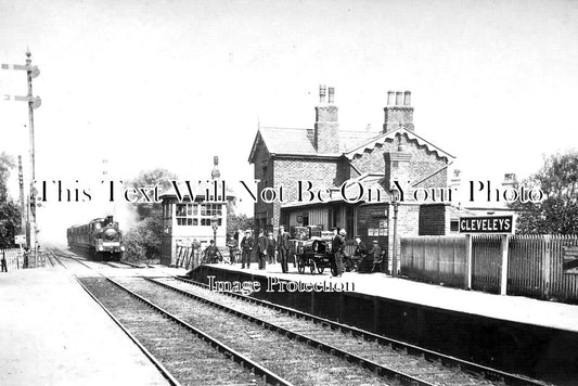 LA 5783 - Cleveleys Thornton Railway Station, Lancashire c1910