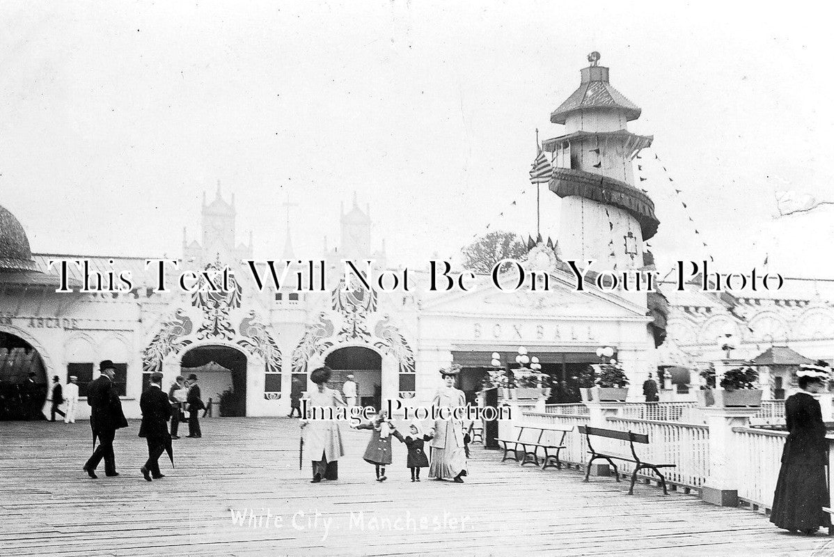 LA 580 - Helter Skelter, Box Ball, White City, Manchester, Lancashire c1907