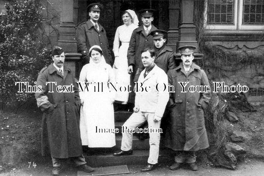 LA 5815 - Levenshulme Soldiers & Nurses, Military Hospital WW1