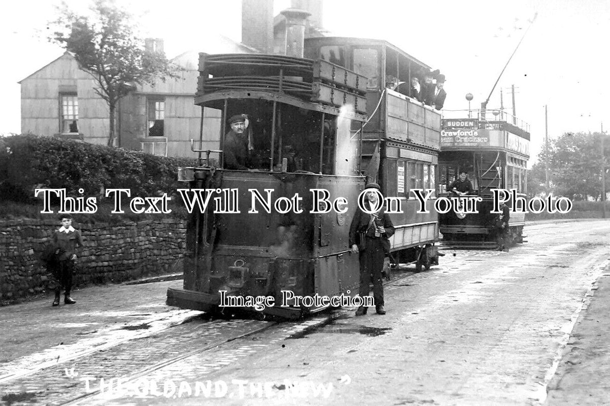 LA 5864 - Steam Tram, Sudden, Rochdale, Lancashire