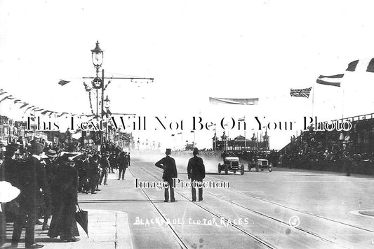 LA 5878 - Blackpool Motor Races, Speed Trials, Lancashire c1905