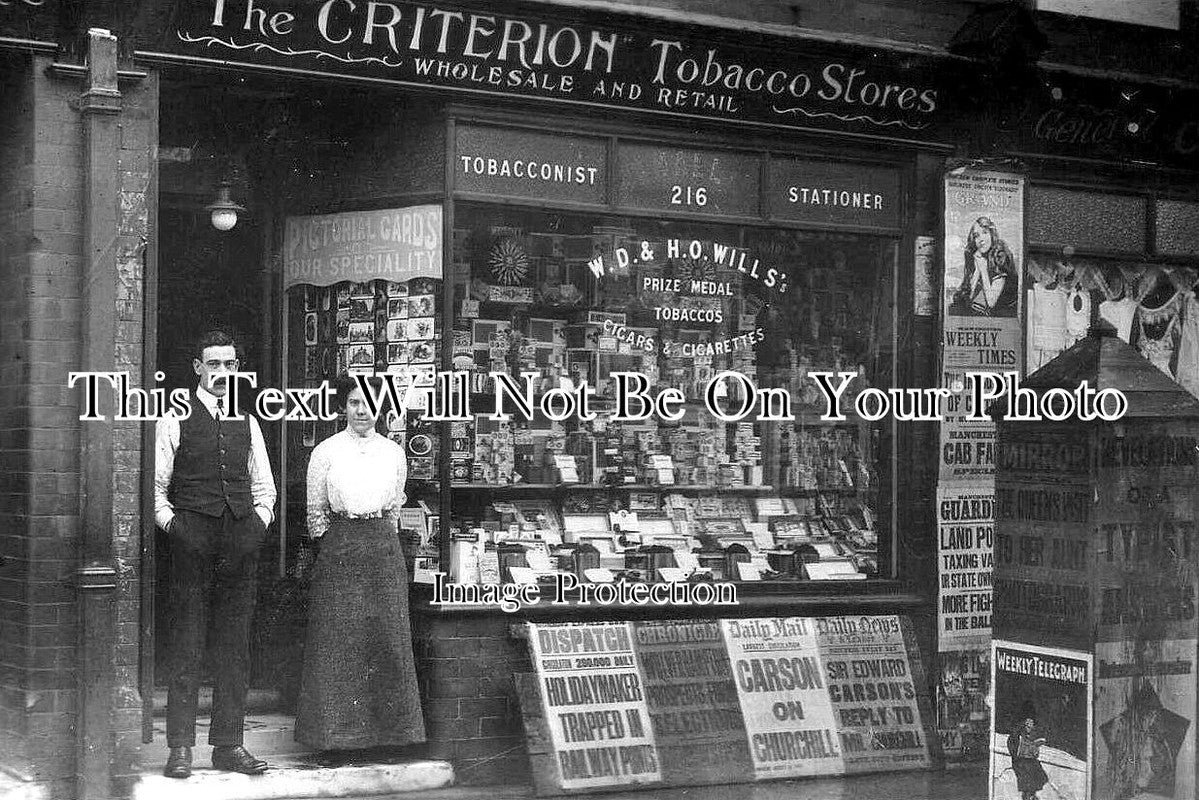 LA 5882 - The Criterion Tobacco Shop, Manchester, Lancashire