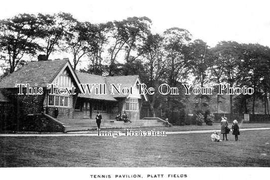 LA 5947 - Tennis Pavilion, Platt Fields, Manchester, Lancashire c1910