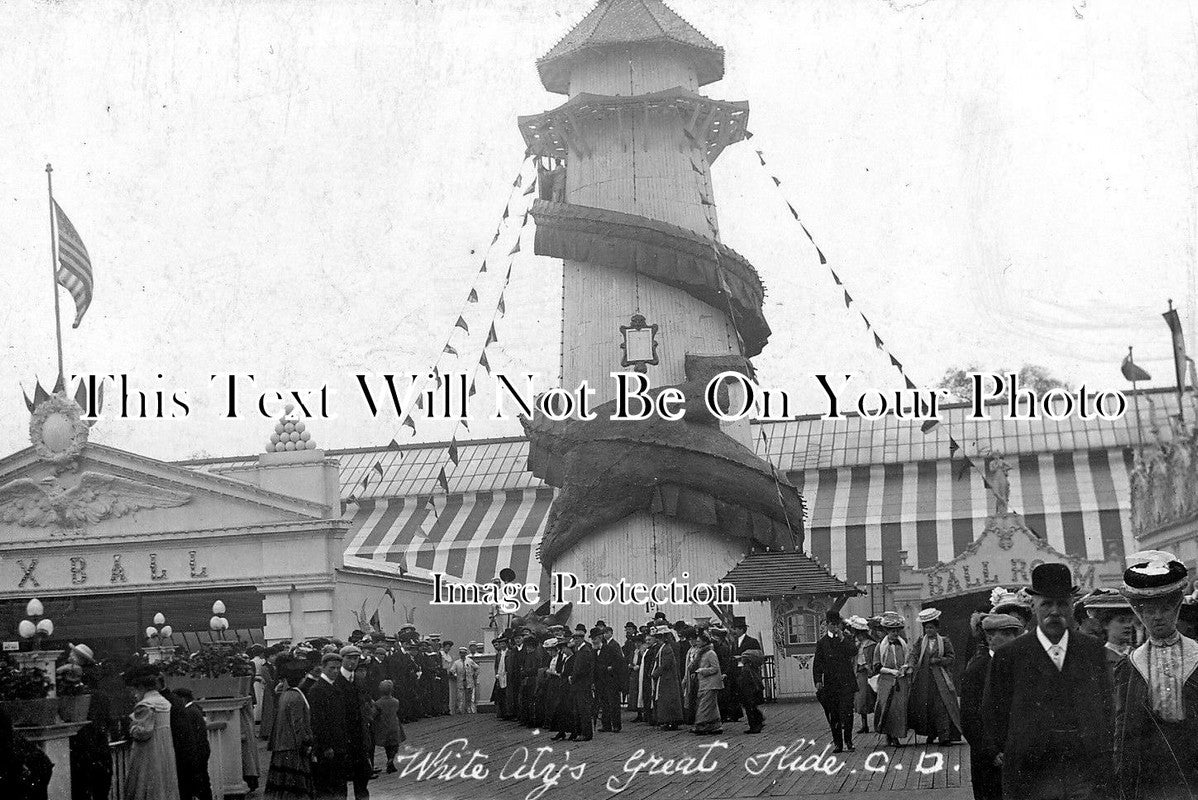 LA 600 - Helter Skelter, Box Ball, White City, Manchester, Lancashire c1907