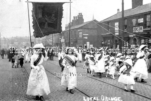 LA 6028 - Loyal Orange Order, Preston, Lancashire c1913