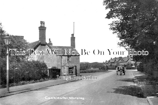 LA 6050 - The Cock Hotel, Worsley, Manchester, Lancashire c1917