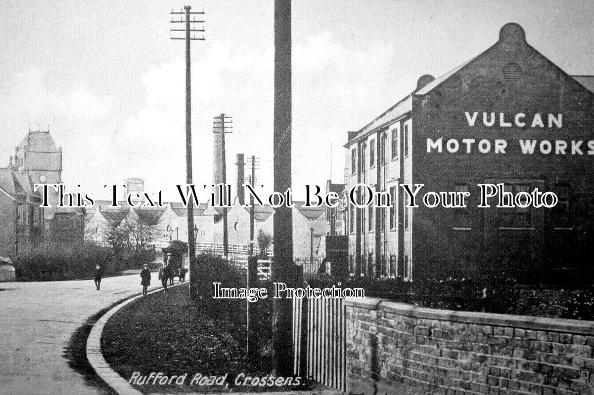 LA 6076 - Vulcan Motor Works, Rufford Road, Crossens, Lancashire