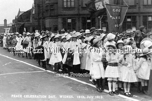 LA 6094 - Peace Celebrations, Widnes, Lancashire 1919 WW1