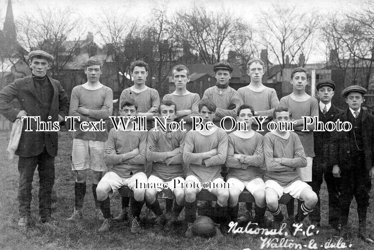 LA 6120 - National Football Club Team, Walton Le Dale, Lancashire 1911 ...