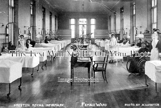 LA 6147 - Female Ward, Preston Royal Infirmary, Lancashire