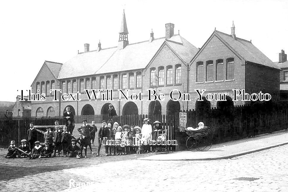 LA 6148 - Rhodes School, Broad Street, Middleton, Rochdale, Lancashire c1900