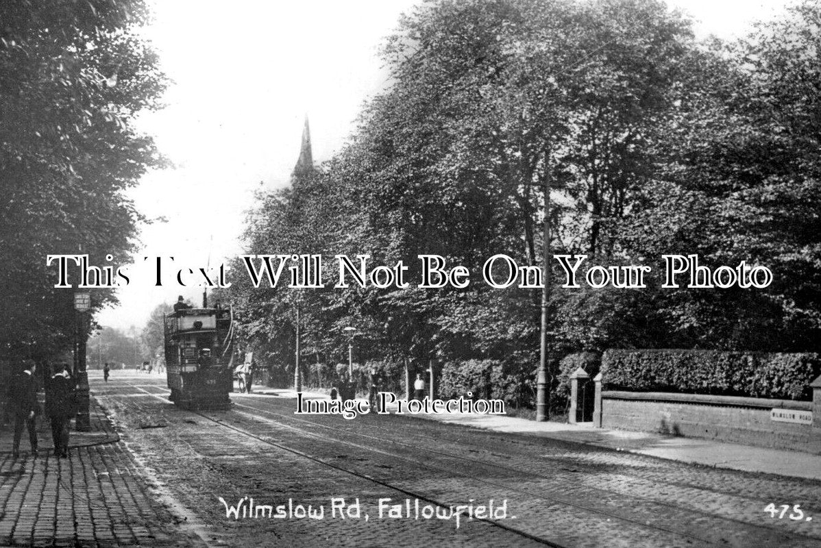 LA 6149 - Wilmslow Road, Fallowfield, Manchester, Lancashire c1924