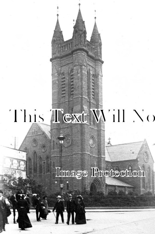 LA 6156 - St Johns Church, Blackpool, Lancashire c1906