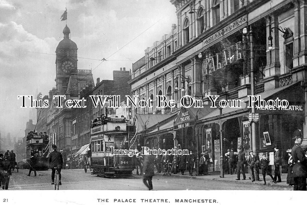 LA 6163 - The Palace Theatre, Manchester, Lancashire c1915