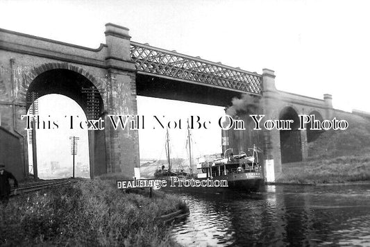 LA 6166 - Railway Bridge, Manchester Ship Canal, Lancashire