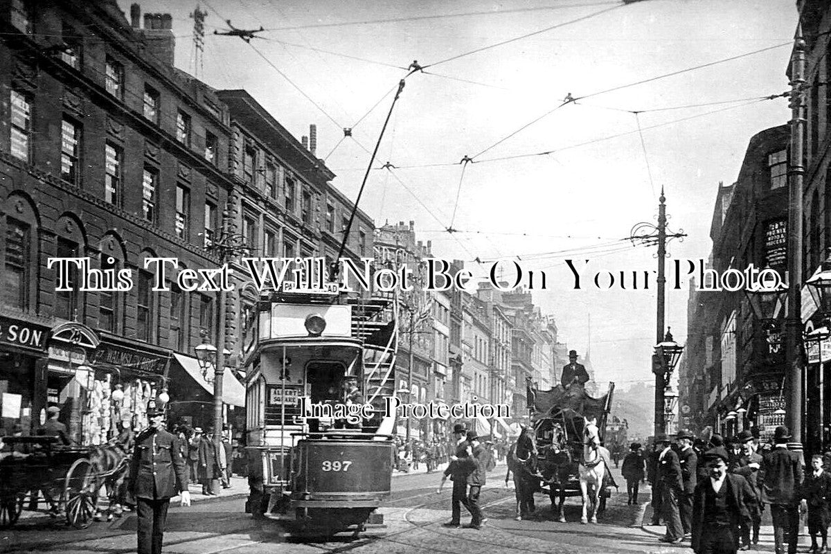 LA 6282 - Market Street, Manchester, Lancashire c1908