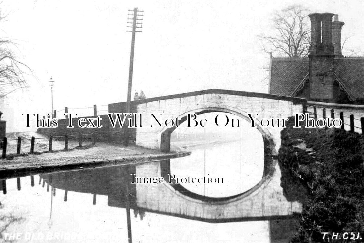 LA 6291 - Old Bridge, Bridgewater Canal, Monton, Manchester c1908