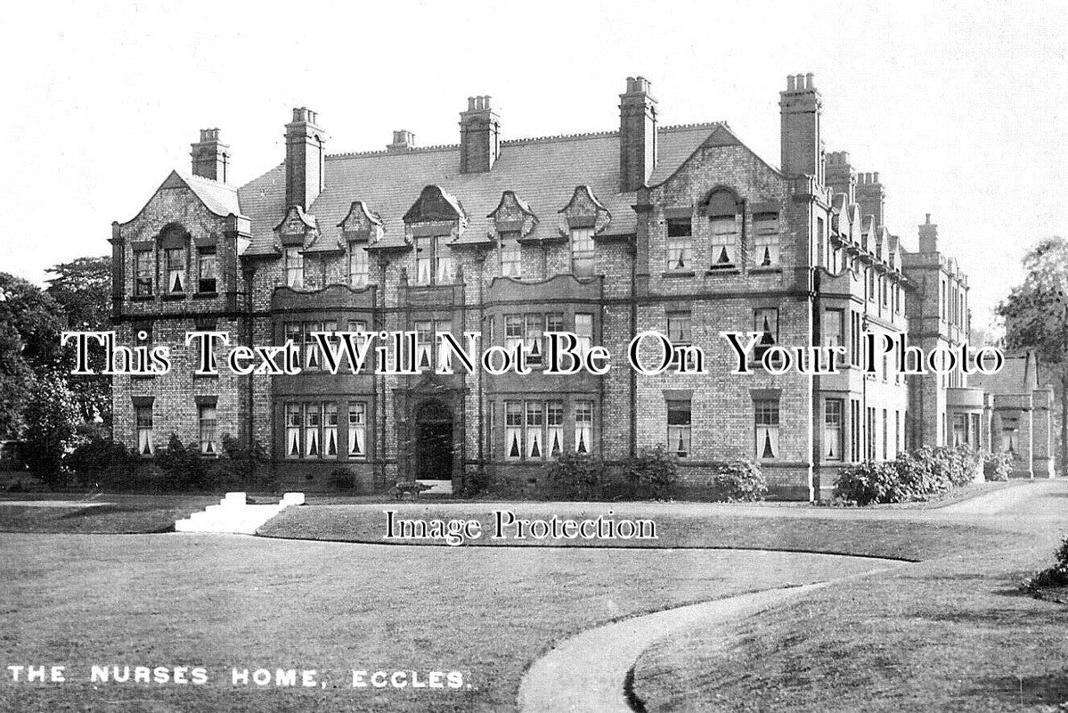 LA 6328 - The Nurses Home, Eccles, Manchester, Lancashire c1909