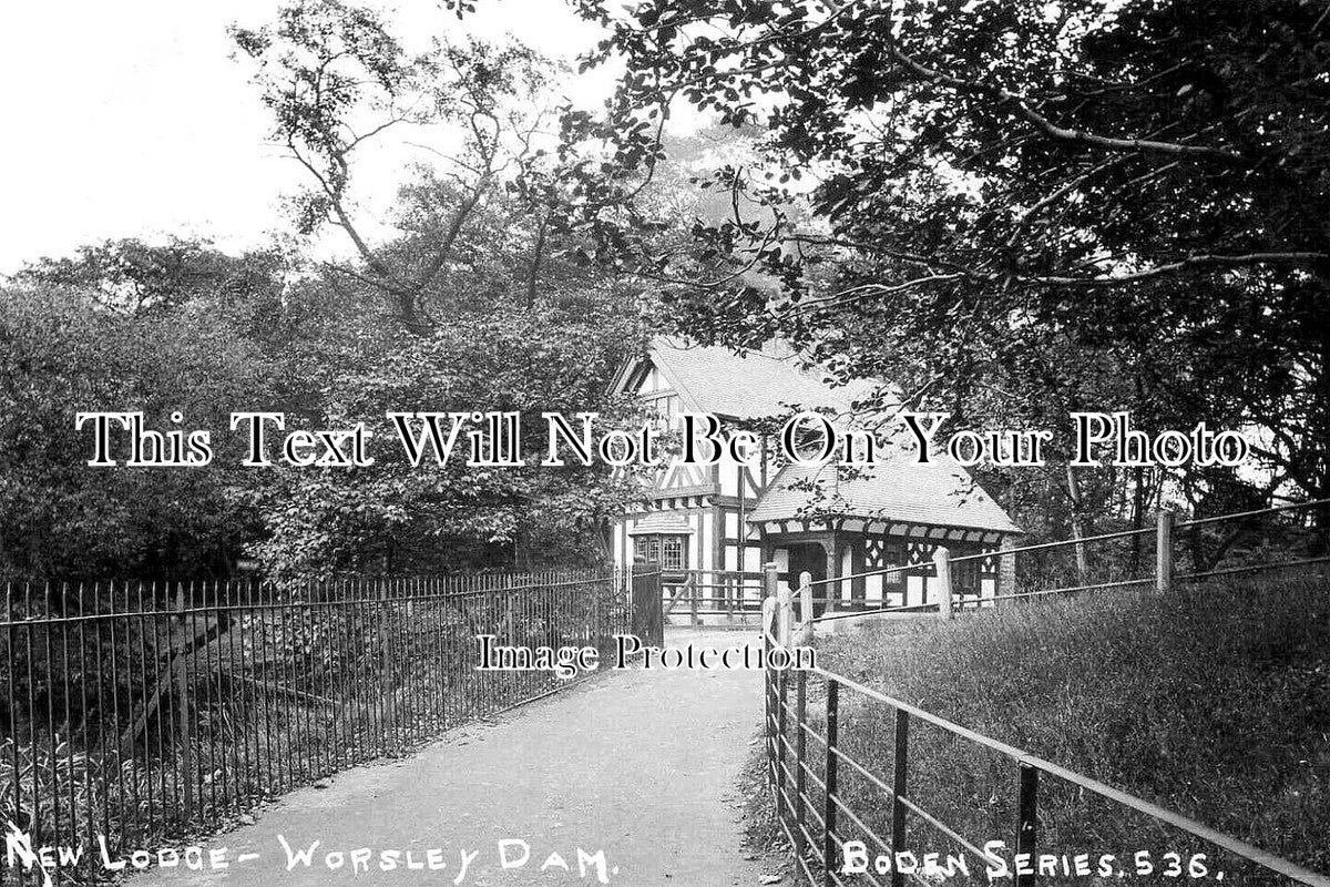 LA 6329 - New Lodge, Worsley Dam, Manchester, Lancashire c1908