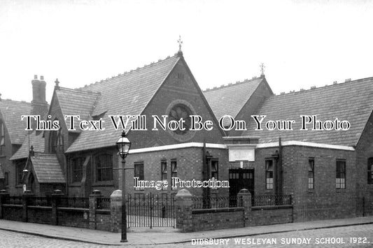 LA 6373 - Wesleyan Sunday School, Didsbury, Lancashire 1922