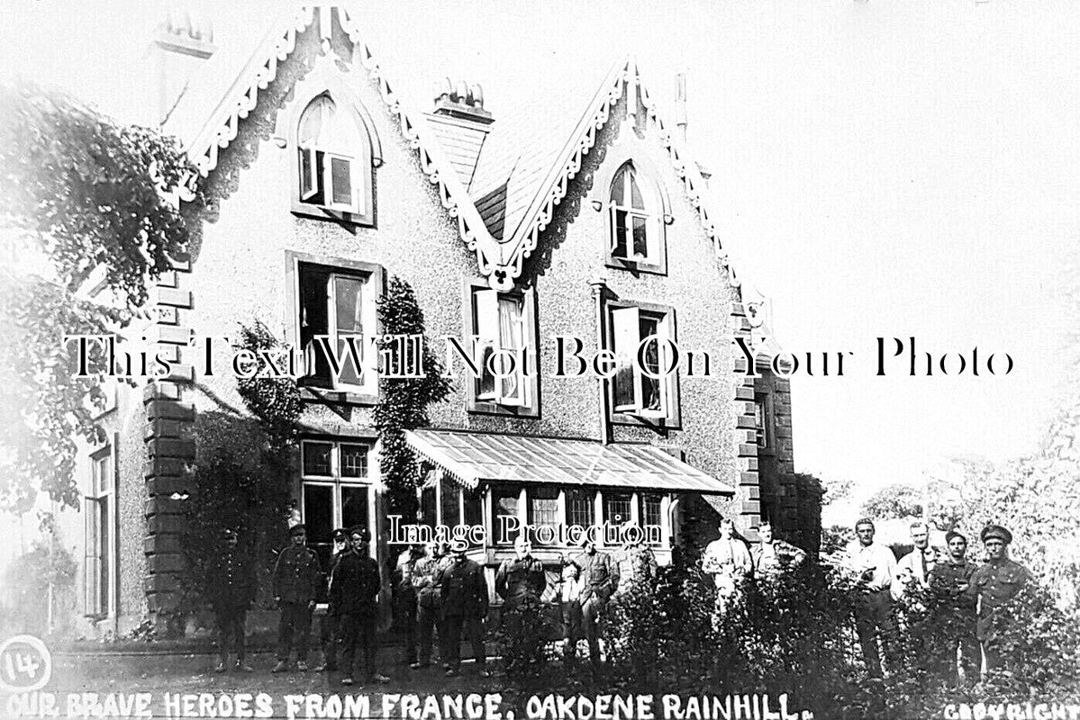 LA 6410 Oakdene Military Hospital, Rainhill, Lancashire WW1 JB Archive