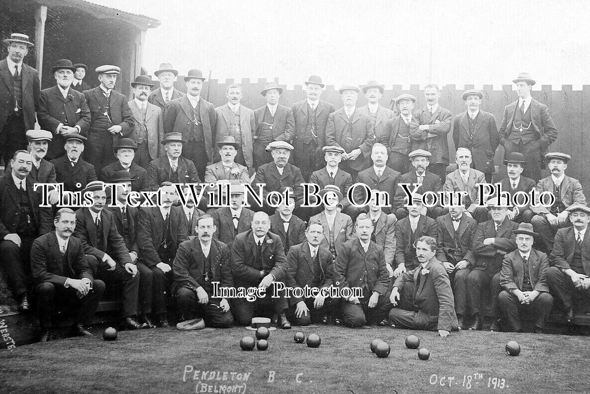 LA 6418 - Pendleton Belmont Bowls Club, Manchester, Lancashire 1913