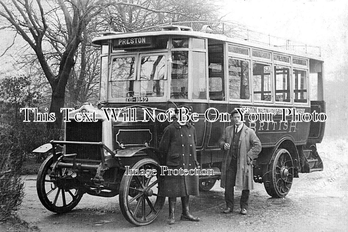 LA 6421 - British Motor Bus, Preston To Chorley, Lancashire