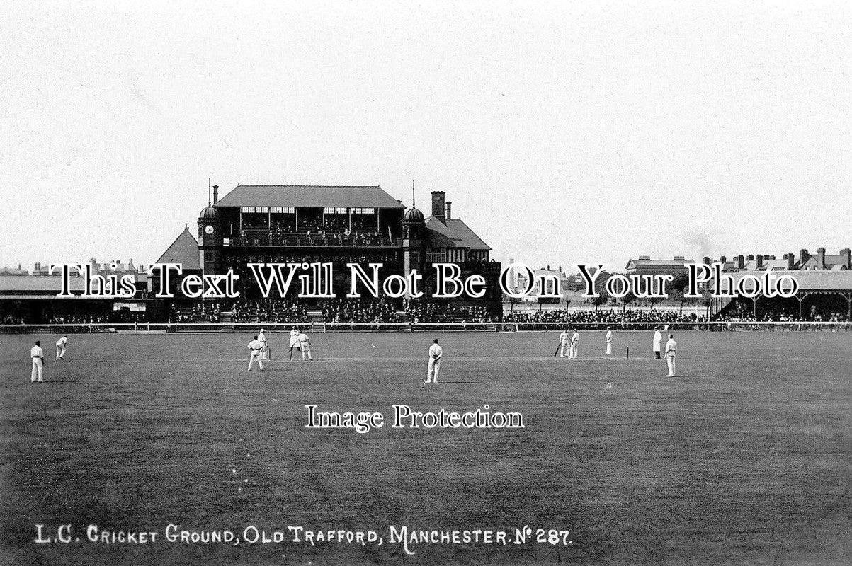 LA 650 - Lancashire County Cricket Ground, Old Trafford, Manchester, Lancashire c1904