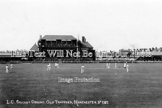 LA 650 - Lancashire County Cricket Ground, Old Trafford, Manchester, Lancashire c1904