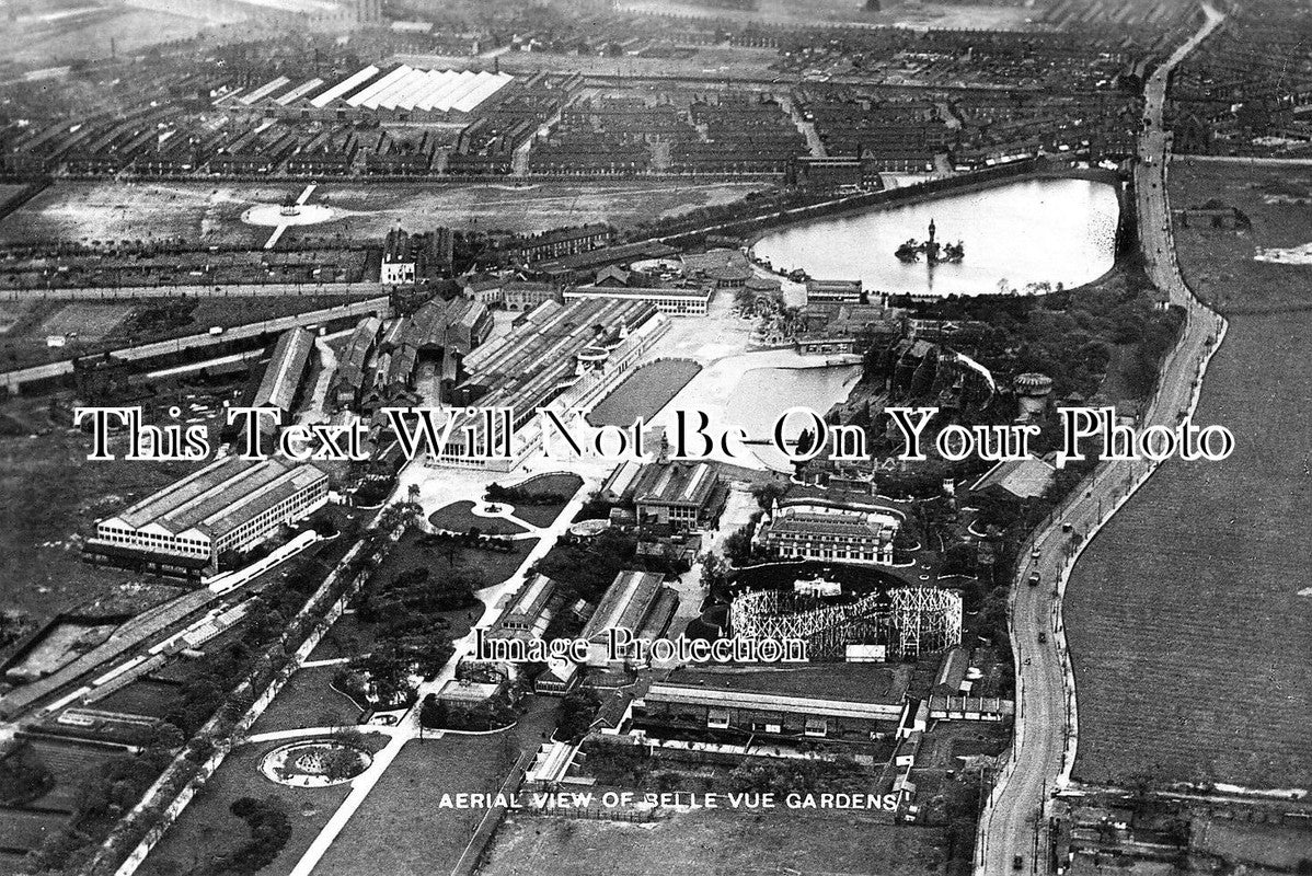 LA 651 - Aerial View Of Belle View Gardens, Manchester, Lancashire