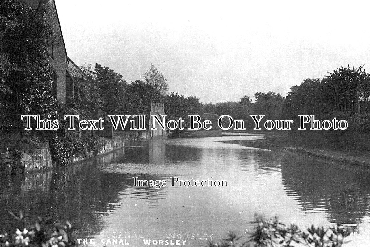 LA 6510 - The Canal At Worsley, Manchester, Lancashire