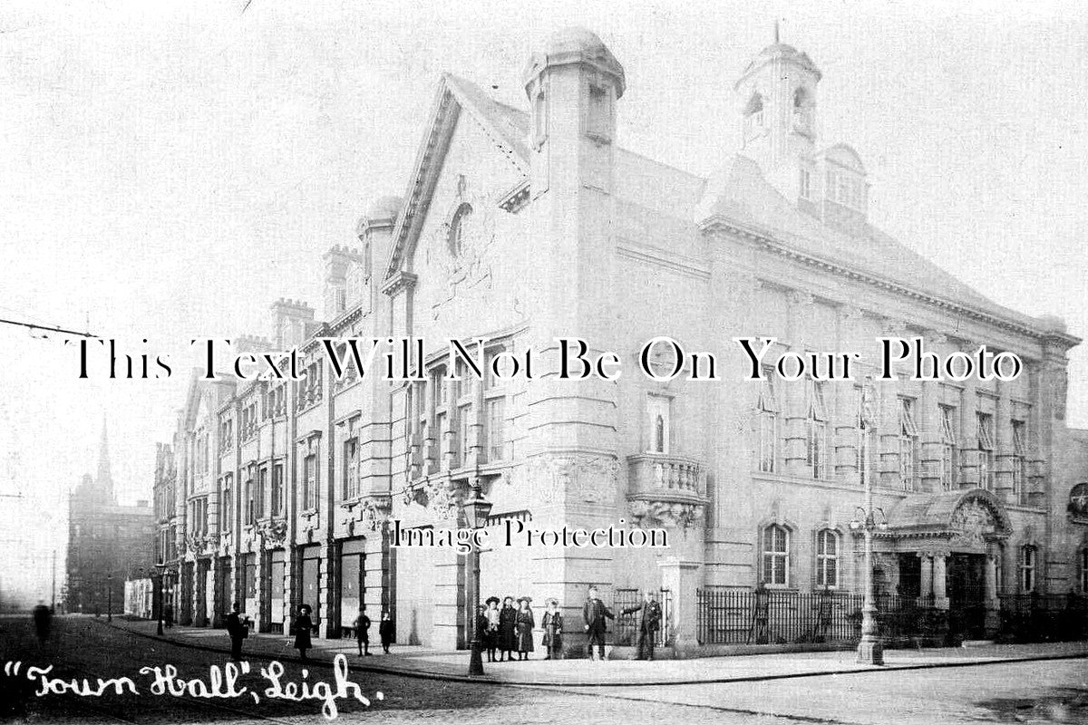 LA 6549 - Leigh Town Hall, Lancashire c1920