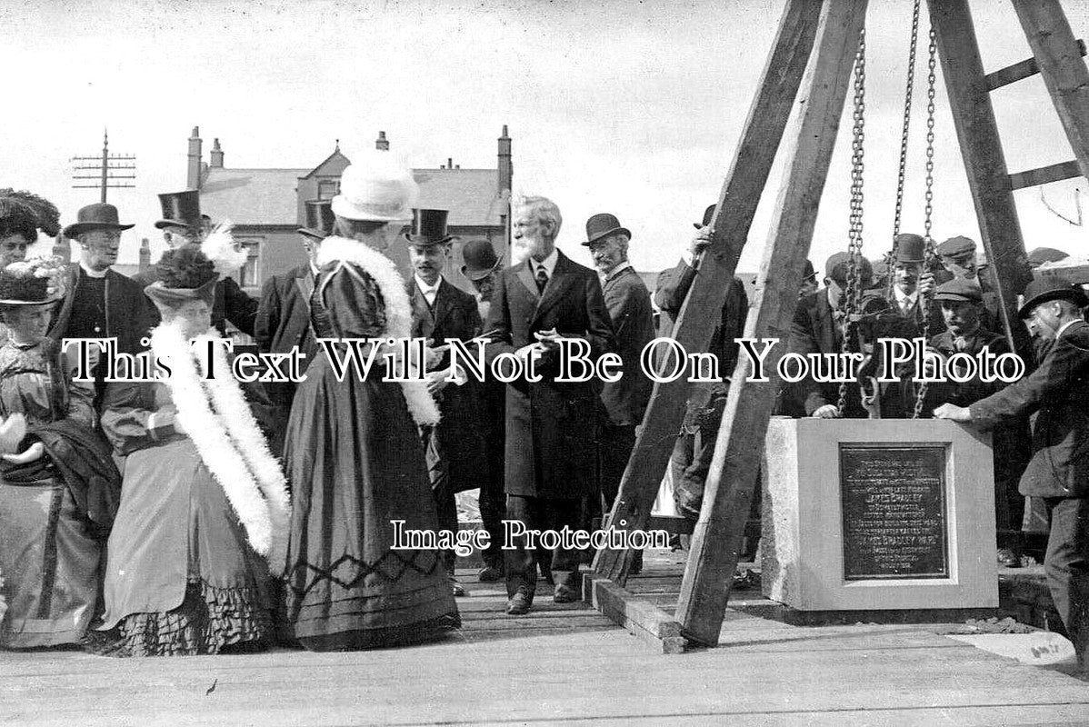 LA 6557 - Oswaldtwhistle Hospital Stone Laying, Lancashire 1902