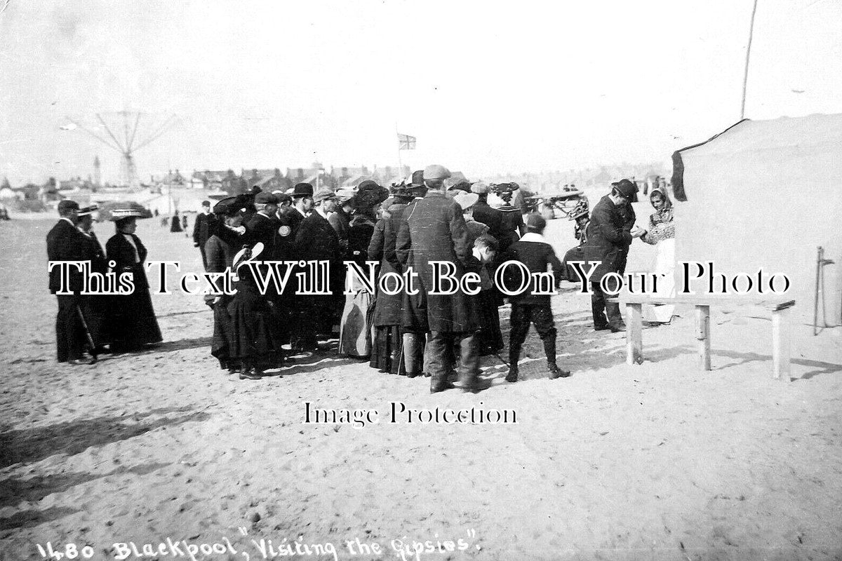 LA 6610 - Visiting The Gipsies, Blackpool, Lancashire c1906