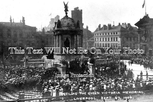 LA 6616 - Unveiling The Queen Victoria Memorial, Liverpool 1906