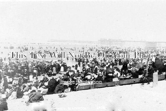 LA 6618 - The Beach, Blackpool, Lancashire c1909