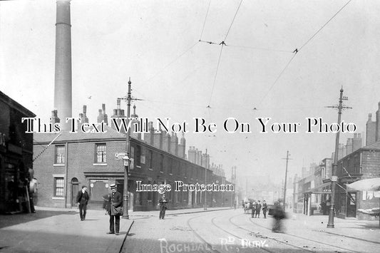 LA 662 - Rochdale Road, Bury, Lancashire c1909