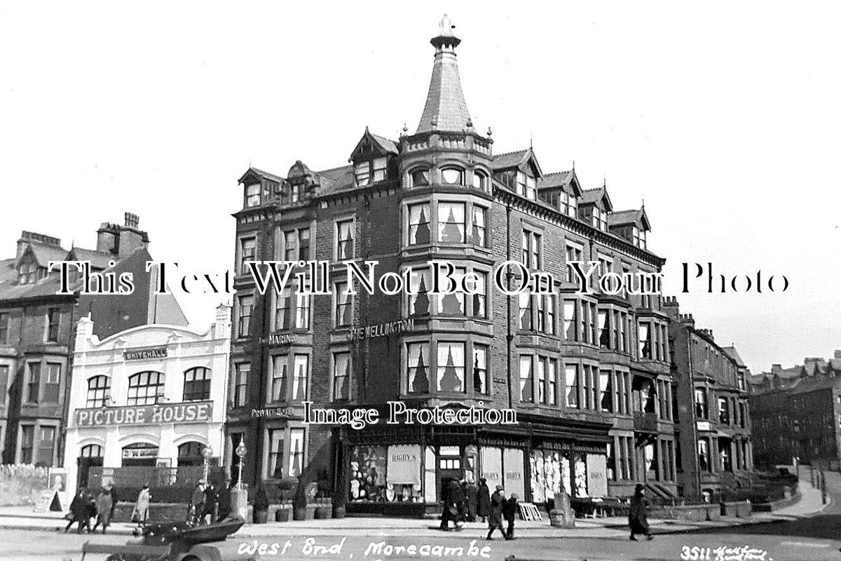 LA 6633 - West End, Morecambe, Lancashire c1923