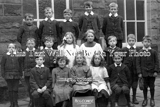 LA 6634 - Holcombe School Group, Lancashire c1913