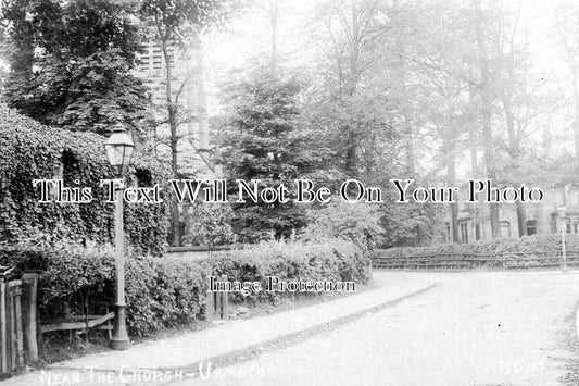 LA 6642 - Near The Church, Urmston, Lancashire c1905