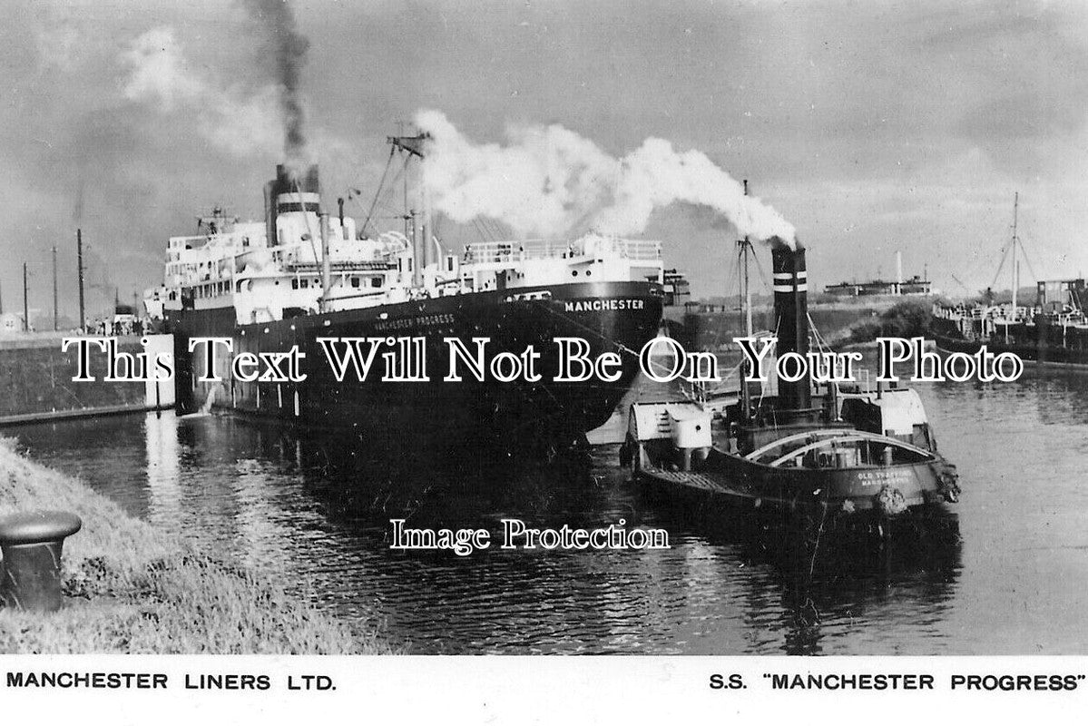 LA 6646 - SS Manchester, Manchester Liners Ltd, Lancashire