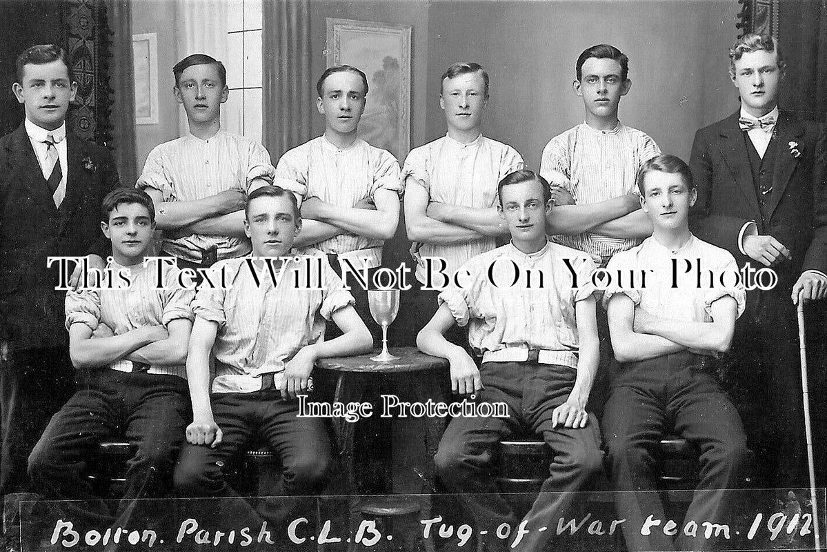 LA 6649 - Bolton Parish Church Lads Brigade Tog Of War Team 1912