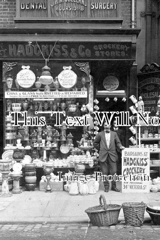 LA 6659 - Hadgkiss & Co Crockery Stores, 34b Victoria Street, Blackpool