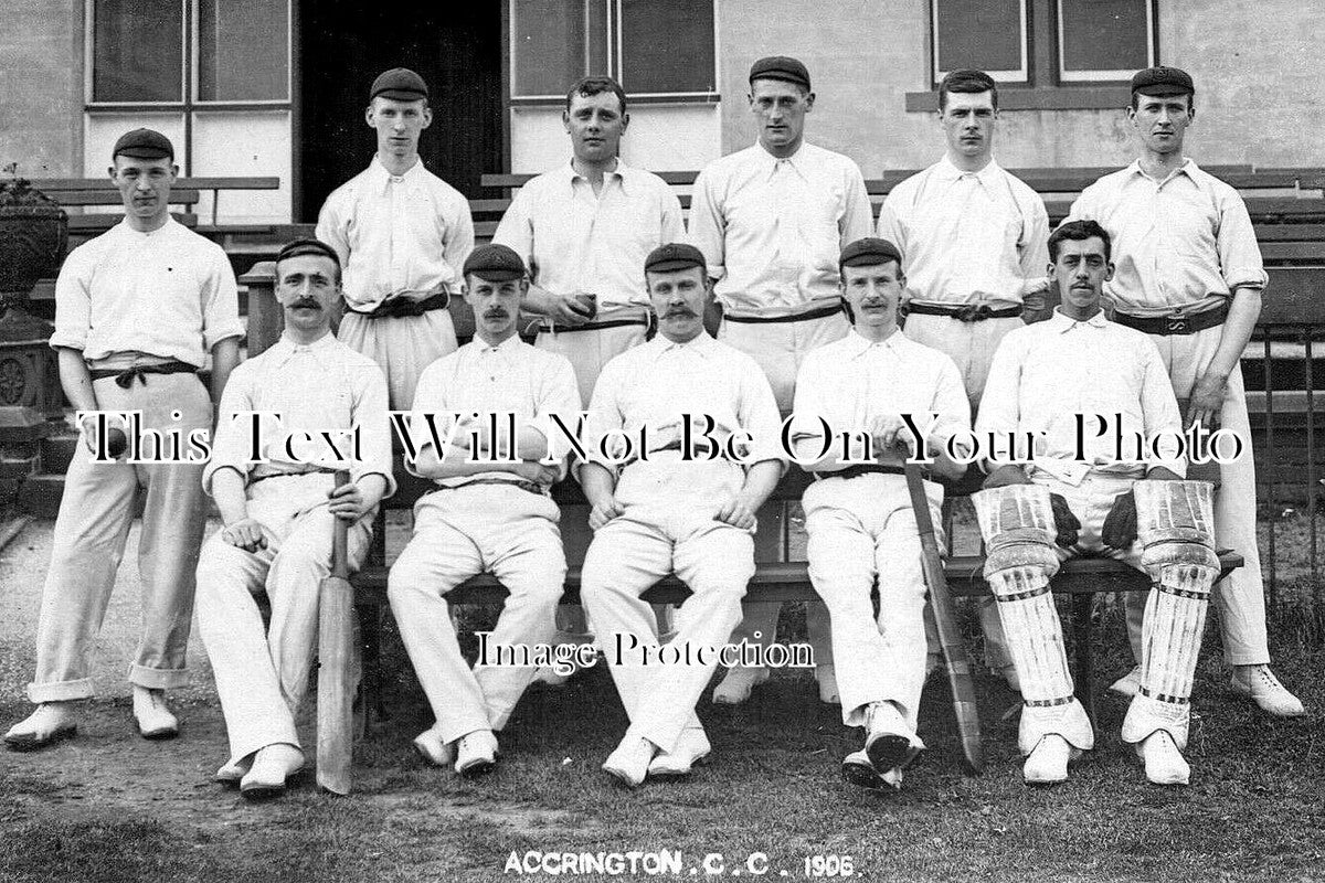 LA 6662 - Accrington Cricket Club, Lancashire 1906