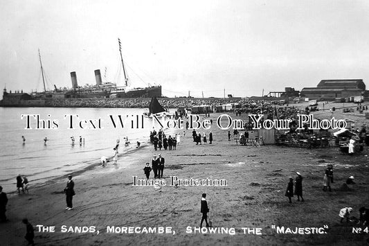 LA 6663 - The Sands, Morecambe Showing The Majestic, Lancashire