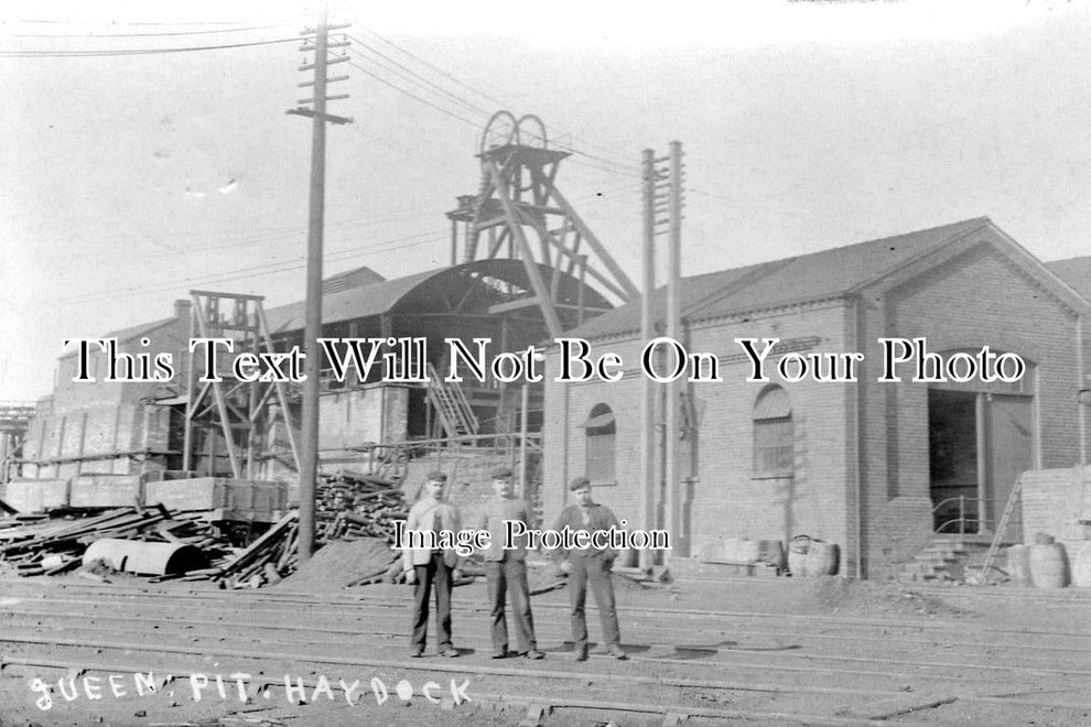 LA 667 - Queen Pit, Haydock, Lancashire c1905 – JB Archive