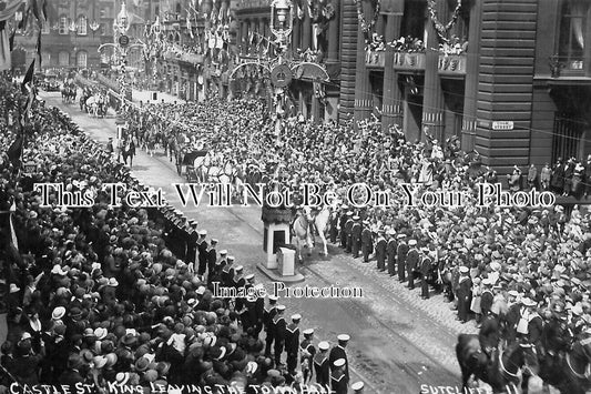 LA 6693 - Royal Visit To Liverpool, Castle Street, Lancashire