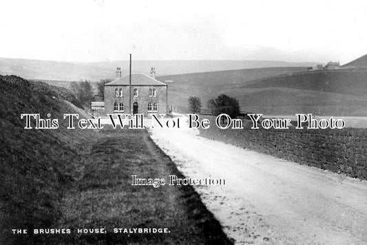 LA 6703 - The Brushes House, Stalybridge, Lancashire c1919