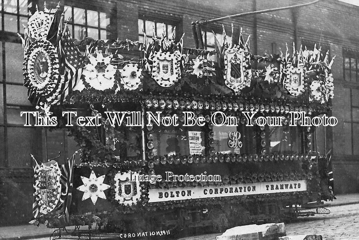 LA 6715 - Bolton Corporation Tramways Tram Car, Lancashire 1911